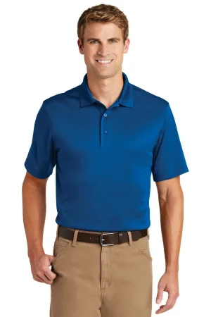 CornerStone Mens Select Moisture Wicking Short Sleeve Polo Shirt - Royal Blue  Cheaper Clothing Cornerstone