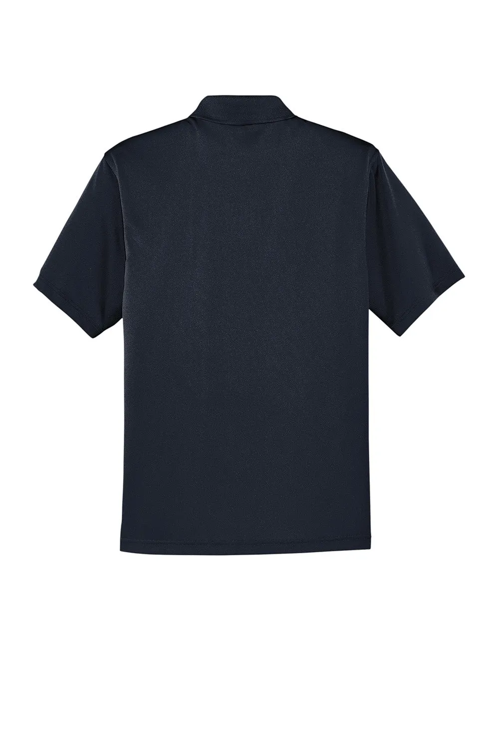 CornerStone Mens Select Moisture Wicking Short Sleeve Polo Shirt w/ Pocket - Dark Navy Blue  Cheaper Clothing Cornerstone