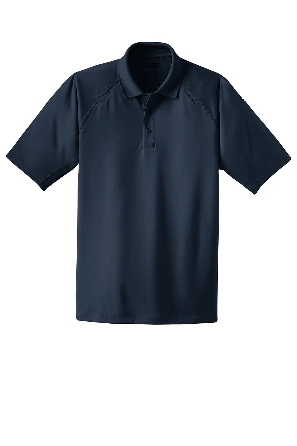 CornerStone Mens Select Tactical Moisture Wicking Short Sleeve Polo Shirt - Dark Navy Blue  Cheaper Clothing Cornerstone