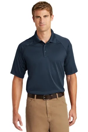 CornerStone Mens Select Tactical Moisture Wicking Short Sleeve Polo Shirt - Dark Navy Blue  Cheaper Clothing Cornerstone