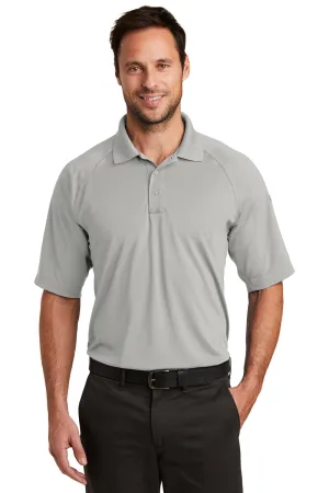 CornerStone Mens Select Tactical Moisture Wicking Short Sleeve Polo Shirt - Light Grey  Cheaper Clothing Cornerstone