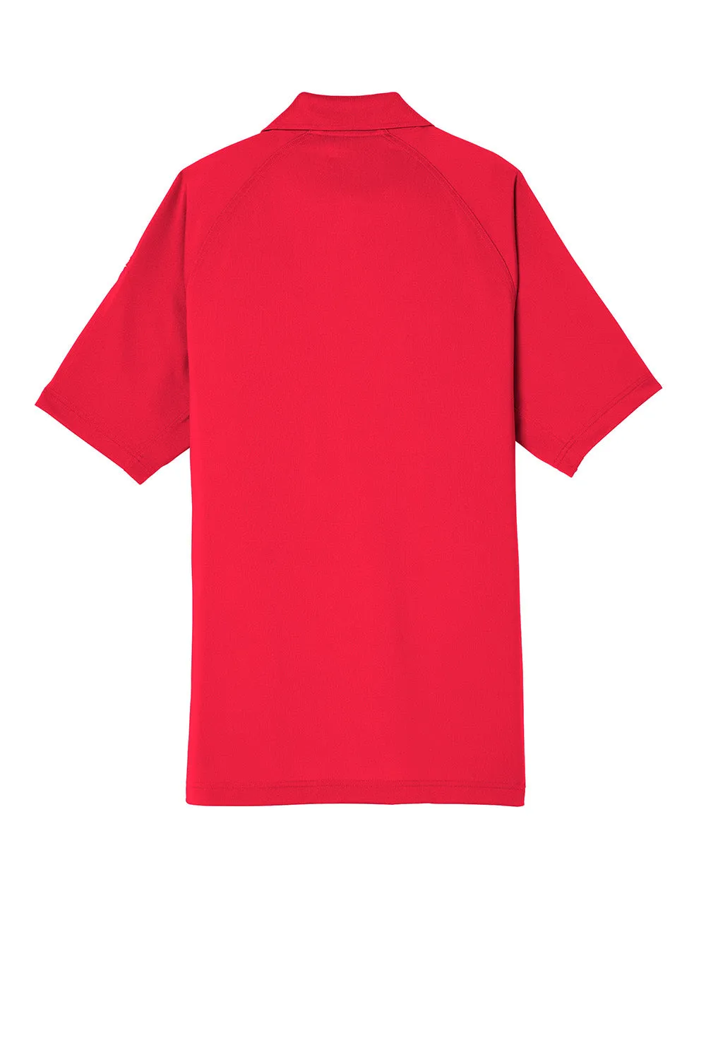 CornerStone Mens Select Tactical Moisture Wicking Short Sleeve Polo Shirt - Red  Cheaper Clothing Cornerstone