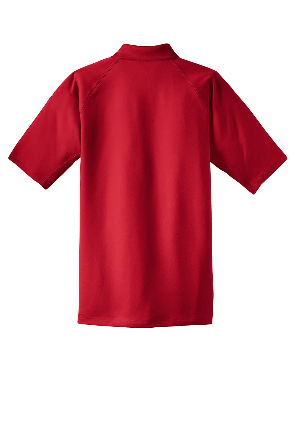 CornerStone Mens Select Tactical Moisture Wicking Short Sleeve Polo Shirt - Red  Cheaper Clothing Cornerstone