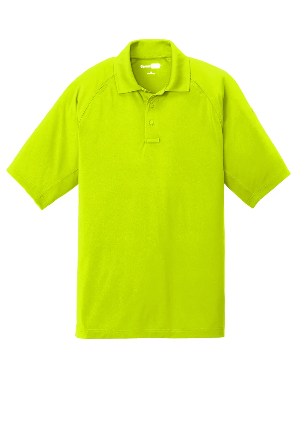 CornerStone Mens Select Tactical Moisture Wicking Short Sleeve Polo Shirt - Safety Yellow  Cheaper Clothing Cornerstone