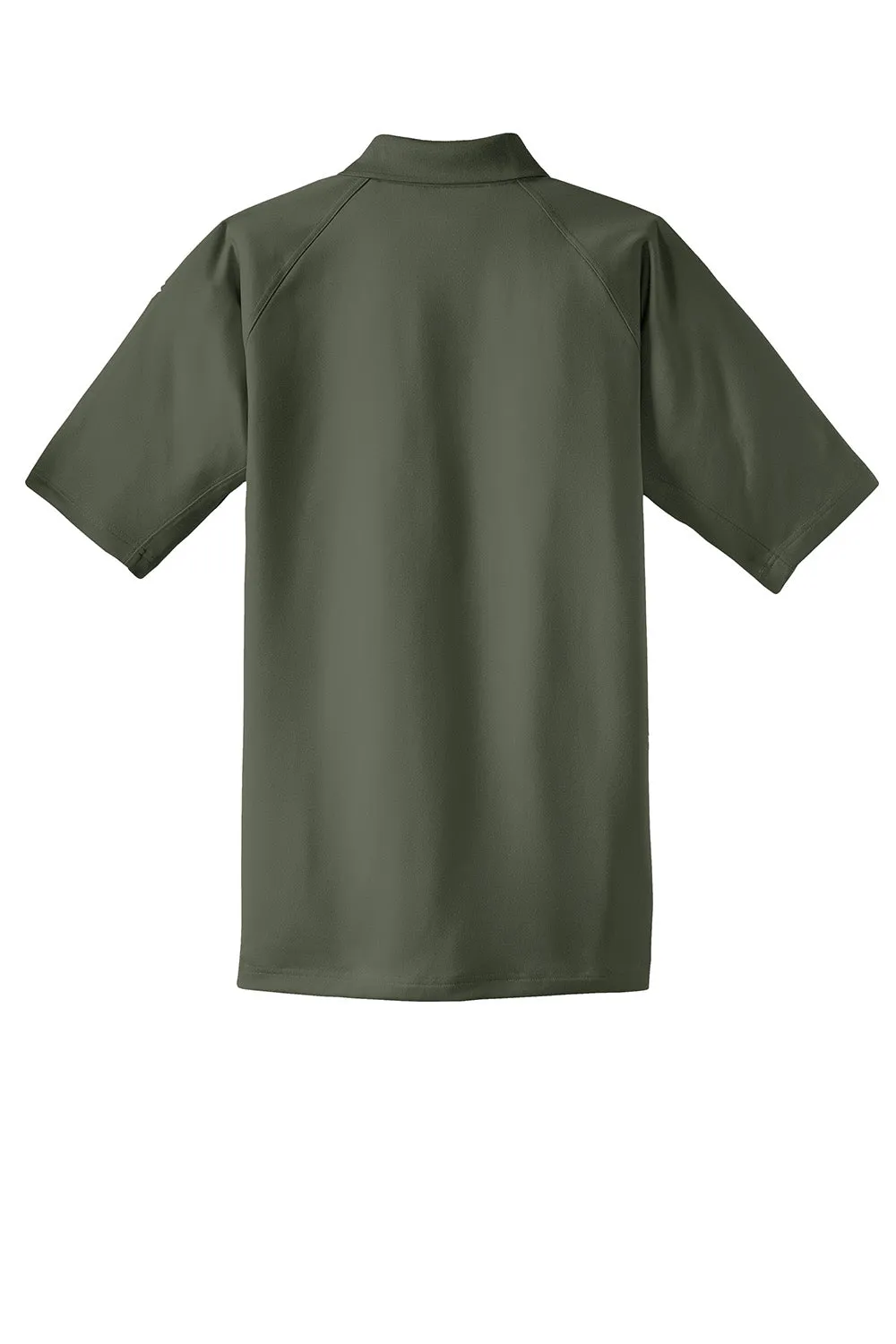 CornerStone Mens Select Tactical Moisture Wicking Short Sleeve Polo Shirt - Tactical Green  Cheaper Clothing Cornerstone