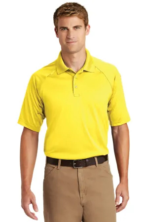 CornerStone Mens Select Tactical Moisture Wicking Short Sleeve Polo Shirt - Yellow  Cheaper Clothing Cornerstone
