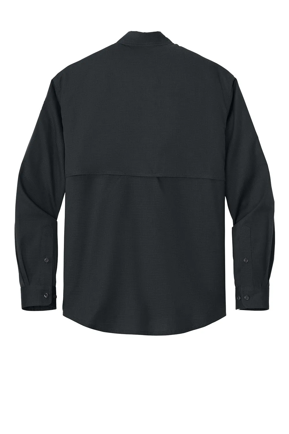 CornerStone Mens Select Tactical Stain Resistant Long Sleeve Button Down Shirt w/ Pockets - Echo Steel Grey  Cheaper Clothing Cornerstone