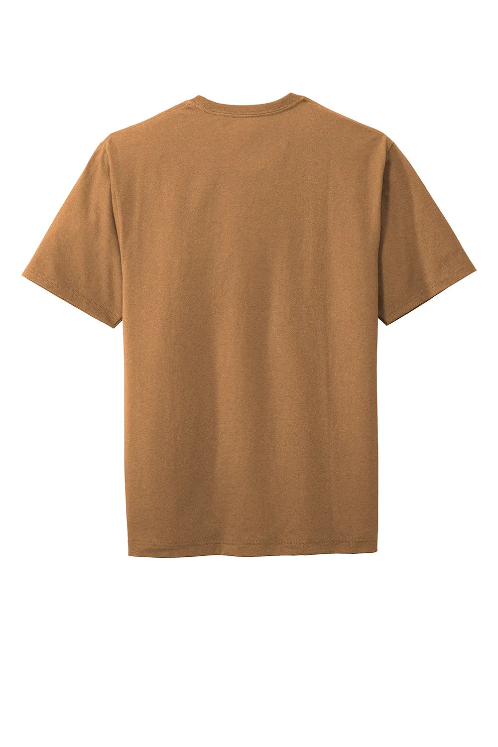 CornerStone Mens Short Sleeve Crewneck T-Shirt w/ Pocket - Duck Brown - Closeout  Cheaper Clothing Cornerstone