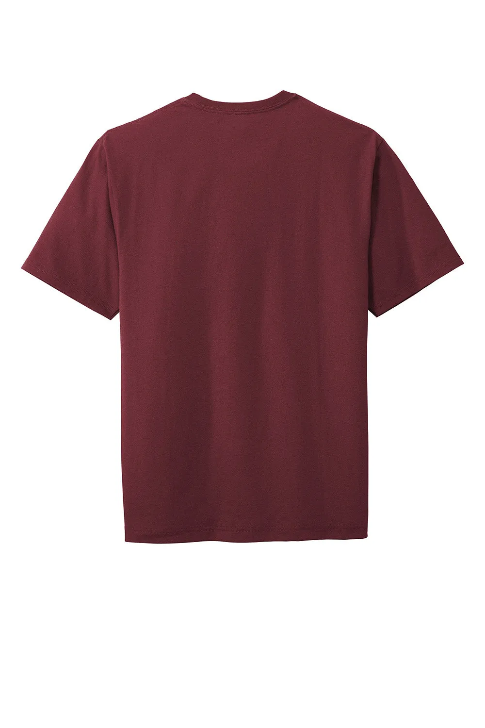 CornerStone Mens Short Sleeve Crewneck T-Shirt w/ Pocket - Maroon - Closeout  Cheaper Clothing Cornerstone
