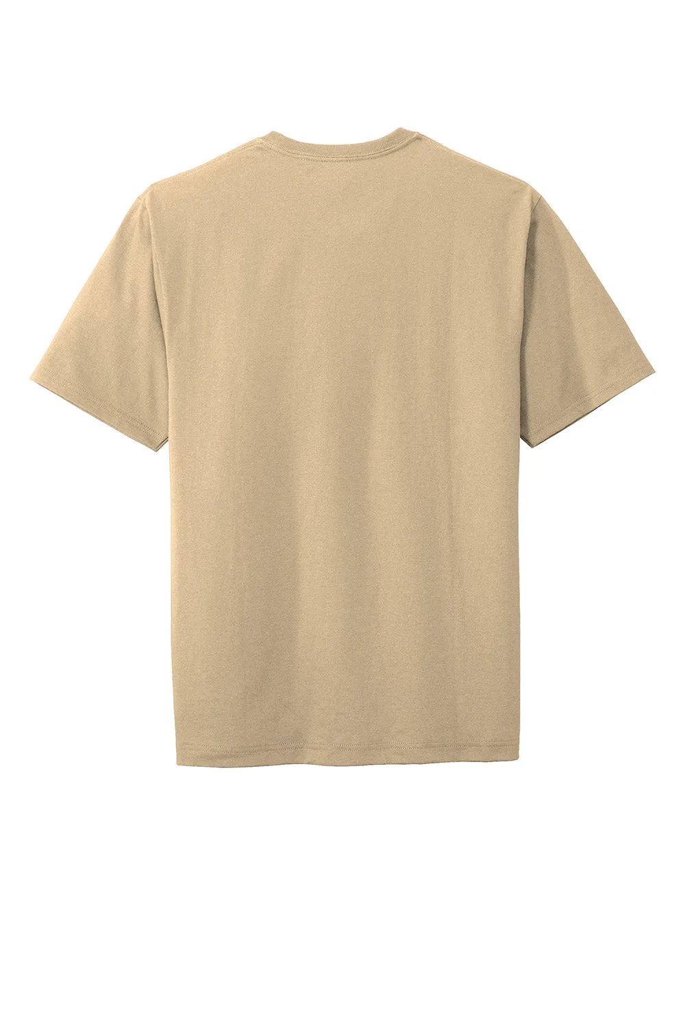 CornerStone Mens Short Sleeve Crewneck T-Shirt w/ Pocket - Tan  Cheaper Clothing Cornerstone