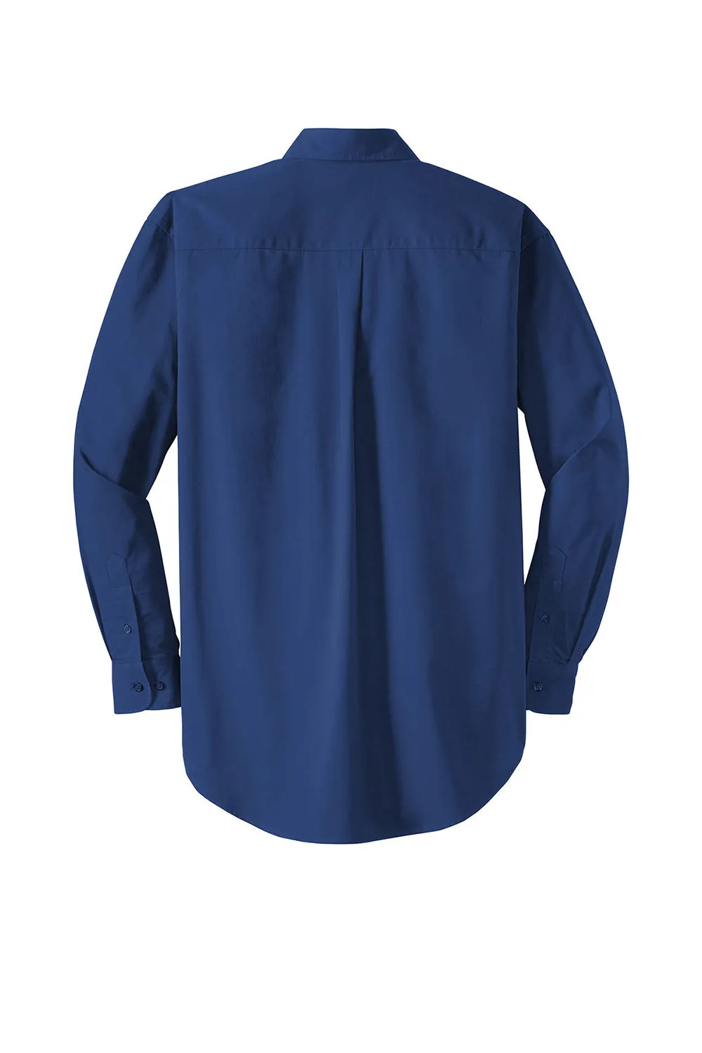 CornerStone Mens SuperPro Stain Resistant Long Sleeve Button Down Shirt w/ Pocket - Royal Blue - Closeout  Cheaper Clothing Cornerstone