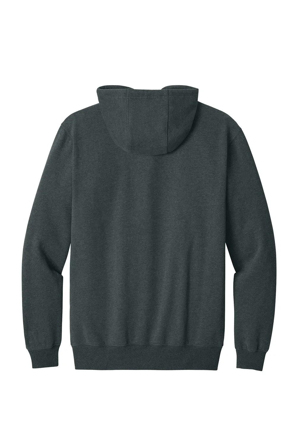 CornerStone Mens Tough Fleece Full Zip Hooded Sweatshirt Hoodie w/ Pockets - Heather Charcoal Grey  Cheaper Clothing Cornerstone