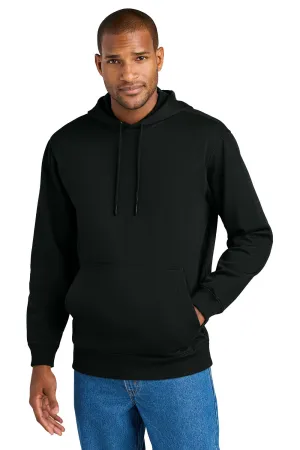 CornerStone Mens Tough Fleece Hooded Sweatshirt Hoodie w/ Pouch Pocket - Black  Cheaper Clothing Cornerstone
