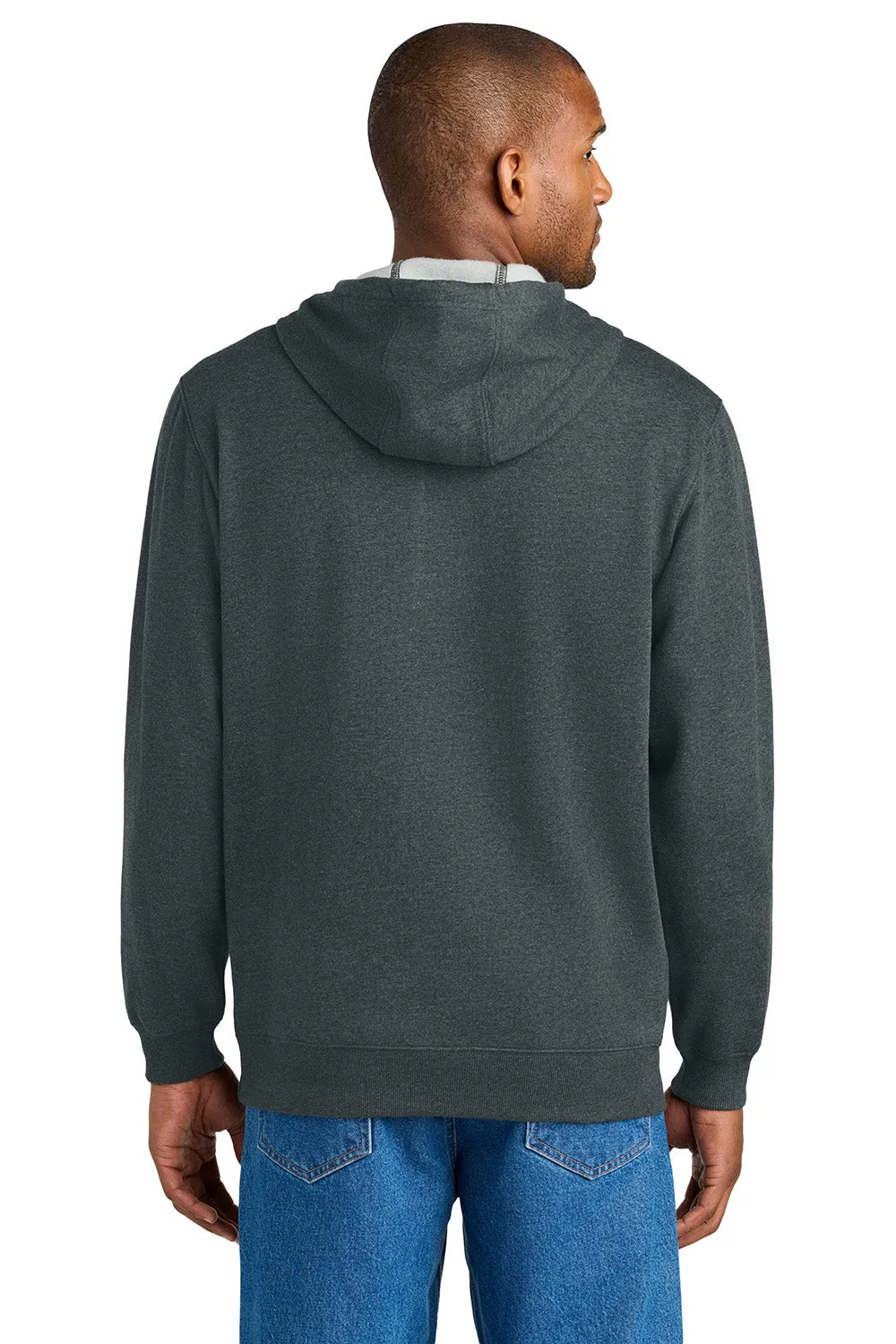 CornerStone Mens Tough Fleece Hooded Sweatshirt Hoodie w/ Pouch Pocket - Heather Charcoal Grey  Cheaper Clothing Cornerstone