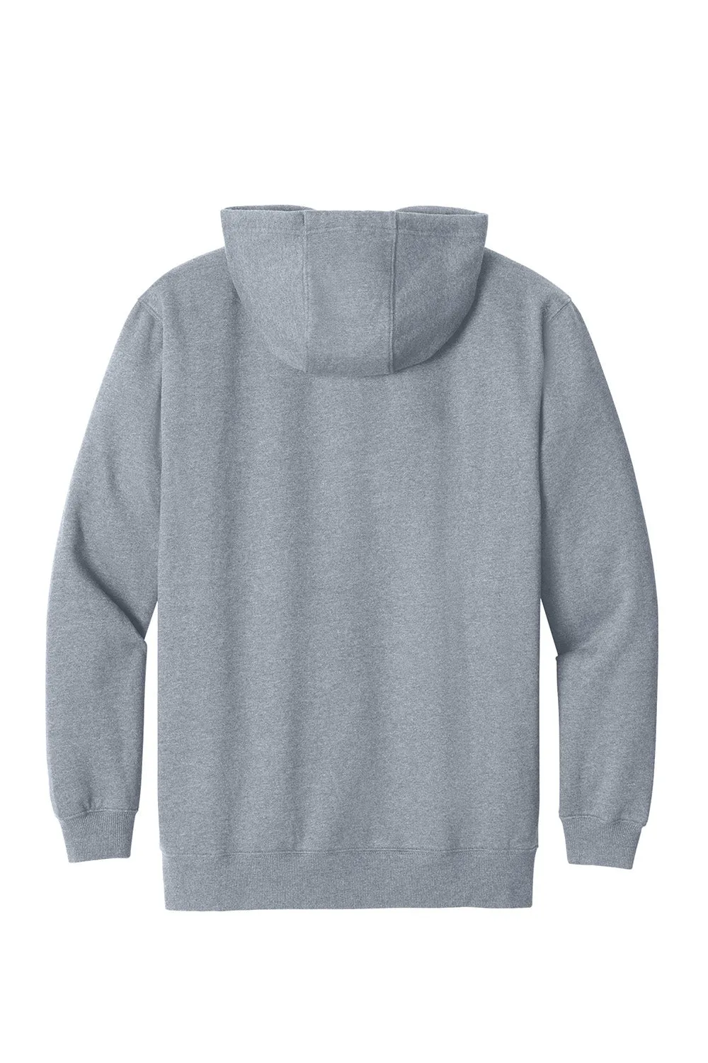 CornerStone Mens Tough Fleece Hooded Sweatshirt Hoodie w/ Pouch Pocket - Heather Grey  Cheaper Clothing Cornerstone