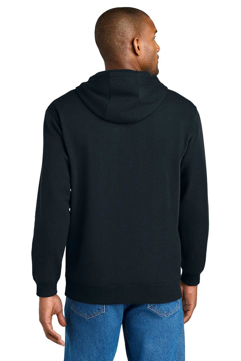 CornerStone Mens Tough Fleece Hooded Sweatshirt Hoodie w/ Pouch Pocket - Navy Blue  Cheaper Clothing Cornerstone