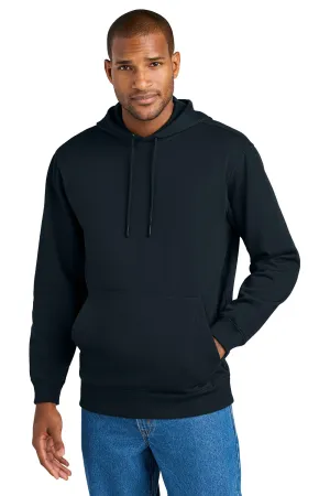 CornerStone Mens Tough Fleece Hooded Sweatshirt Hoodie w/ Pouch Pocket - Navy Blue  Cheaper Clothing Cornerstone