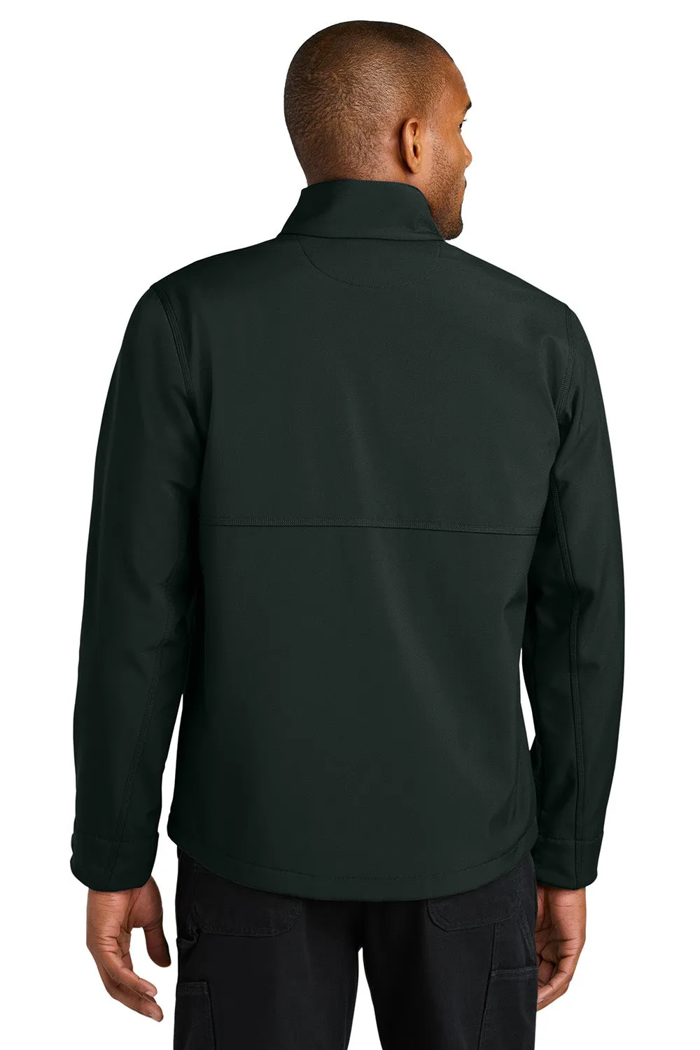 CornerStone Mens Workwear Water Resistant Soft Shell Full Zip Jacket - Black  Cheaper Clothing Cornerstone