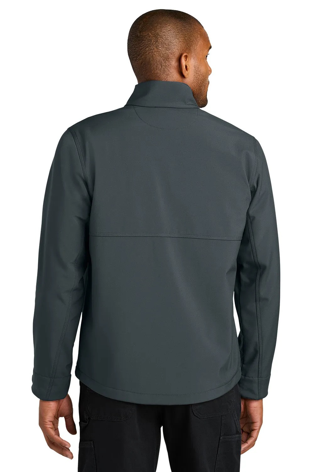 CornerStone Mens Workwear Water Resistant Soft Shell Full Zip Jacket - Iron Grey  Cheaper Clothing Cornerstone