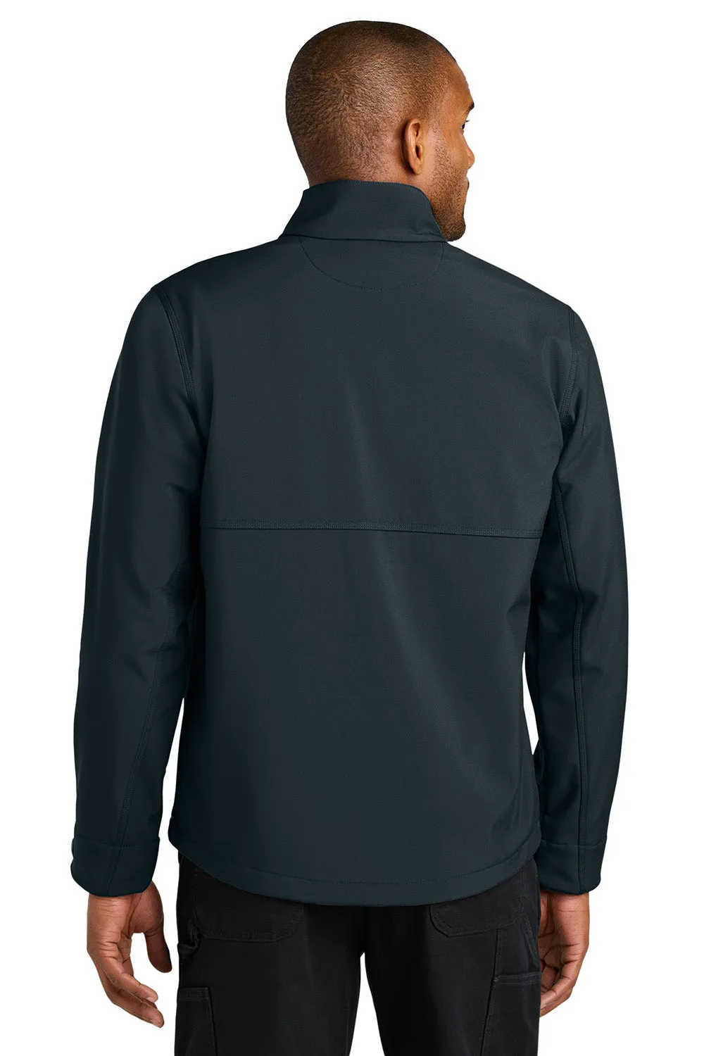 CornerStone Mens Workwear Water Resistant Soft Shell Full Zip Jacket - Navy Blue  Cheaper Clothing Cornerstone