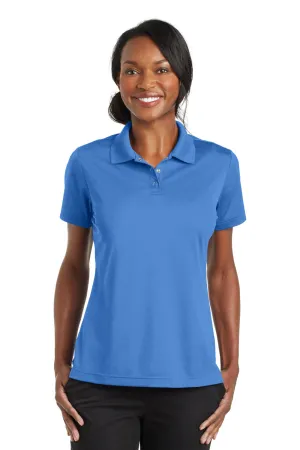 CornerStone Womens Gripper Moisture Wicking Short Sleeve Polo Shirt - Lake Blue - Closeout  Cheaper Clothing Cornerstone