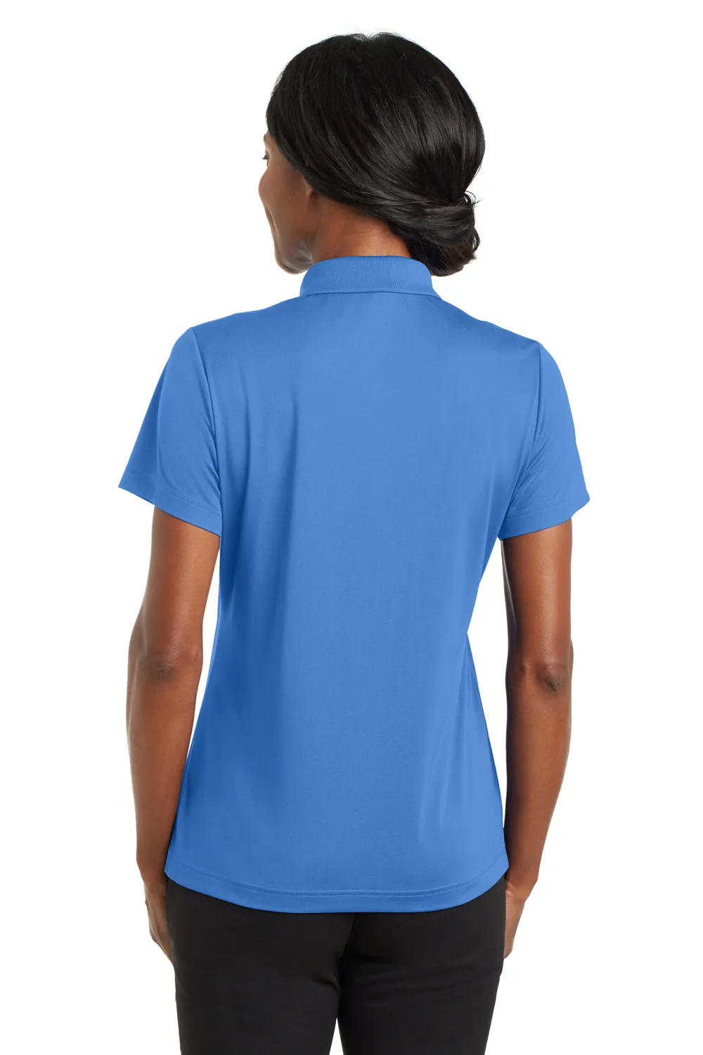CornerStone Womens Gripper Moisture Wicking Short Sleeve Polo Shirt - Lake Blue - Closeout  Cheaper Clothing Cornerstone