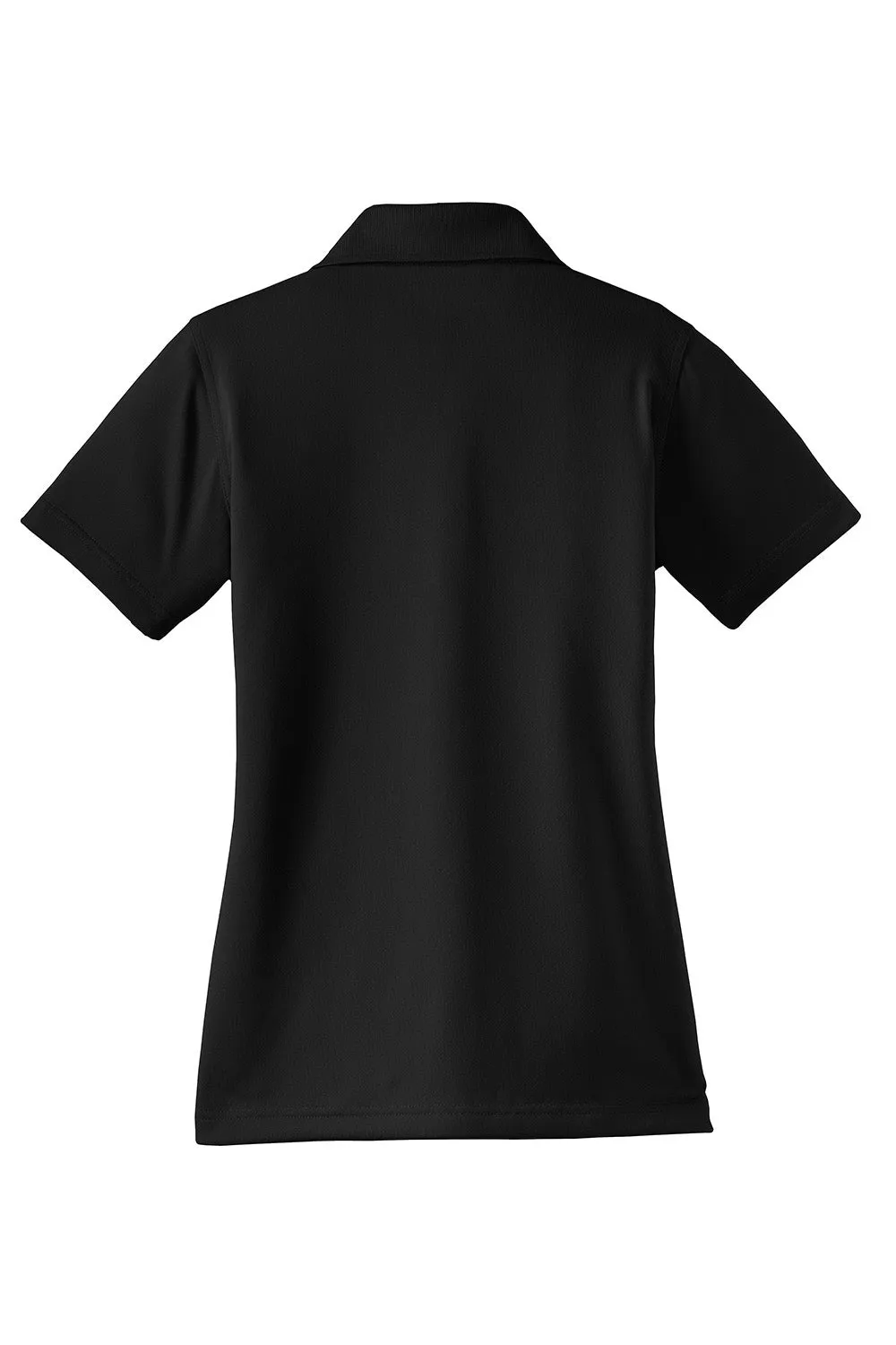 CornerStone Womens Select Moisture Wicking Short Sleeve Polo Shirt - Black  Cheaper Clothing Cornerstone