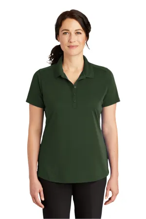 CornerStone Womens Select Moisture Wicking Short Sleeve Polo Shirt - Dark Green  Cheaper Clothing Cornerstone