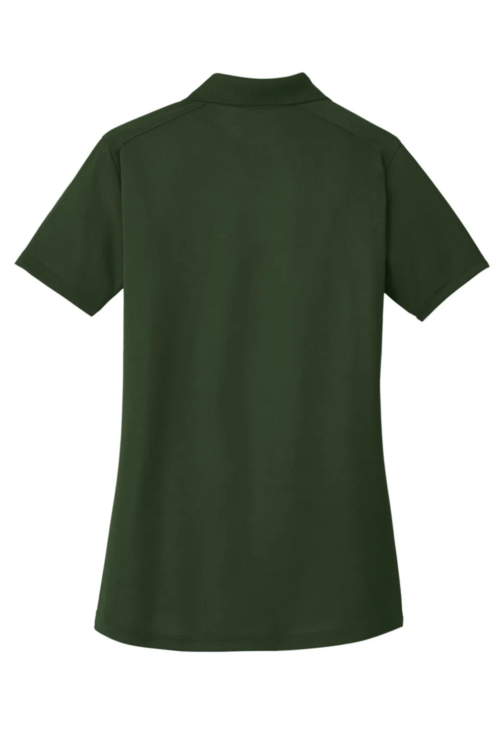 CornerStone Womens Select Moisture Wicking Short Sleeve Polo Shirt - Dark Green  Cheaper Clothing Cornerstone