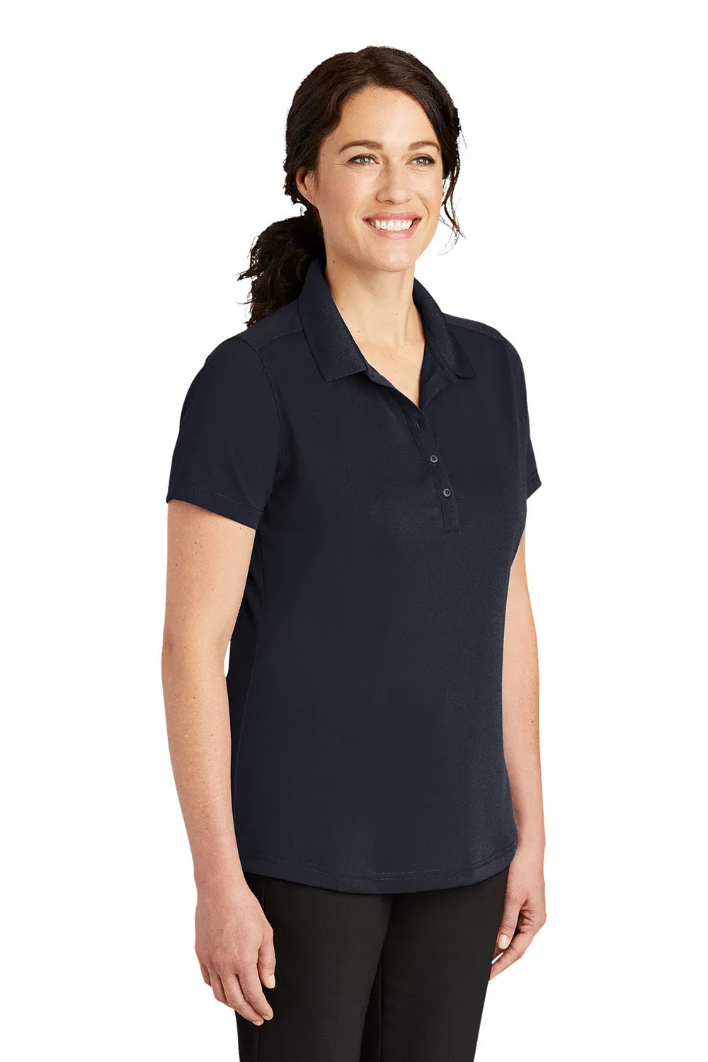CornerStone Womens Select Moisture Wicking Short Sleeve Polo Shirt - Dark Navy Blue  Cheaper Clothing Cornerstone