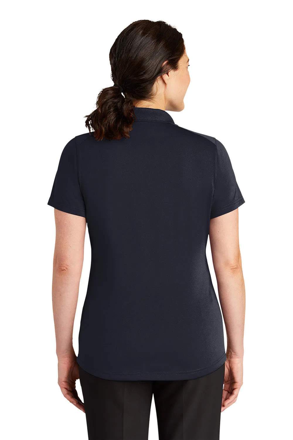 CornerStone Womens Select Moisture Wicking Short Sleeve Polo Shirt - Dark Navy Blue  Cheaper Clothing Cornerstone