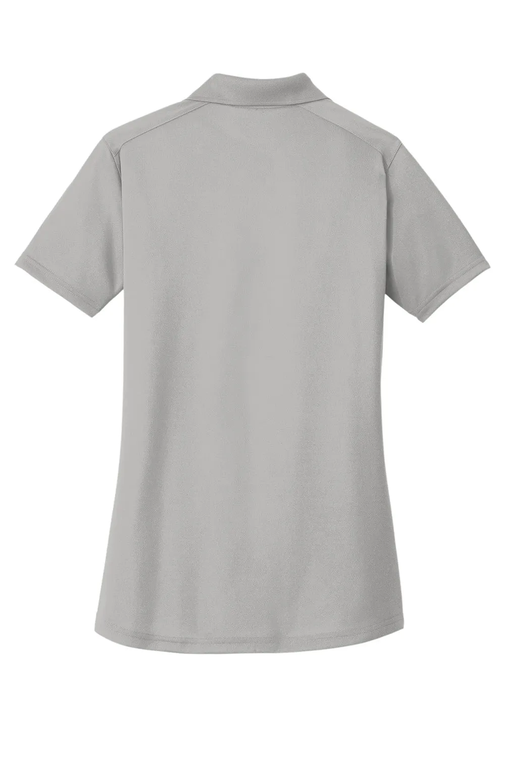 CornerStone Womens Select Moisture Wicking Short Sleeve Polo Shirt - Light Grey  Cheaper Clothing Cornerstone
