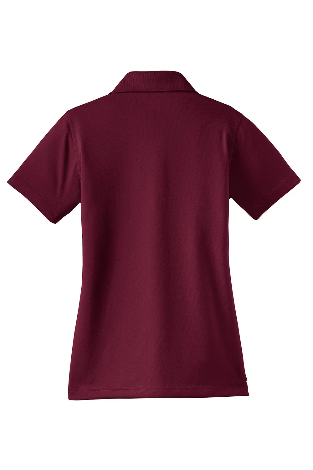 CornerStone Womens Select Moisture Wicking Short Sleeve Polo Shirt - Maroon  Cheaper Clothing Cornerstone