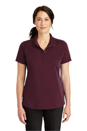 CornerStone Womens Select Moisture Wicking Short Sleeve Polo Shirt - Maroon  Cheaper Clothing Cornerstone