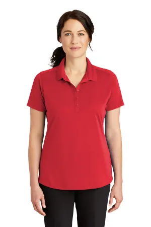 CornerStone Womens Select Moisture Wicking Short Sleeve Polo Shirt - Red  Cheaper Clothing Cornerstone