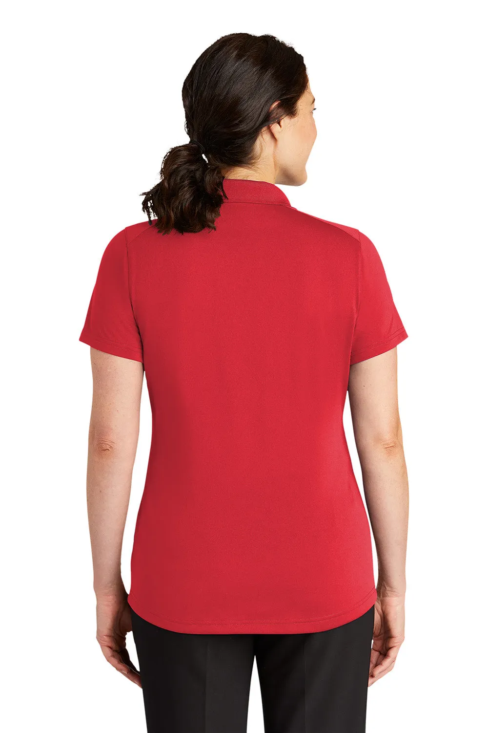 CornerStone Womens Select Moisture Wicking Short Sleeve Polo Shirt - Red  Cheaper Clothing Cornerstone