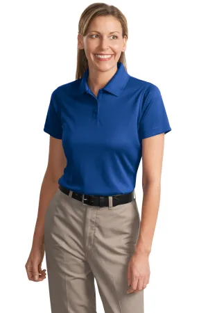 CornerStone Womens Select Moisture Wicking Short Sleeve Polo Shirt - Royal Blue  Cheaper Clothing Cornerstone