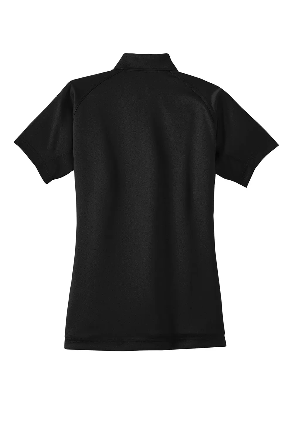 CornerStone Womens Select Tactical Moisture Wicking Short Sleeve Polo Shirt - Black  Cheaper Clothing Cornerstone