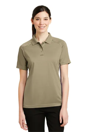 CornerStone Womens Select Tactical Moisture Wicking Short Sleeve Polo Shirt - Tan - Closeout  Cheaper Clothing Cornerstone