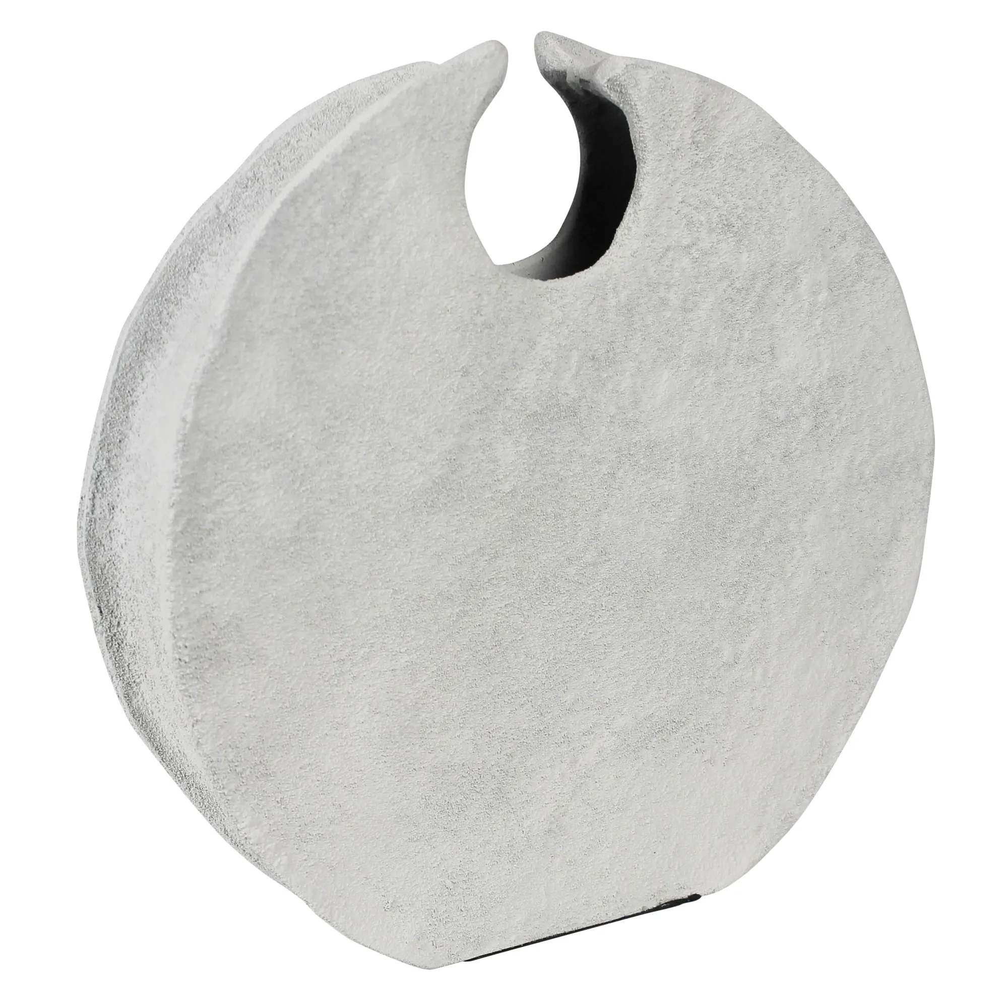 Corsica Round Vase, White
