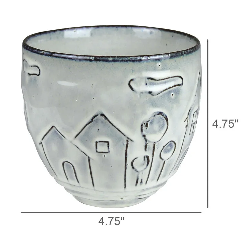 Costa Cachepot, Ceramic - Med