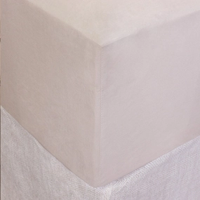 Cottage Home Taupe Cotton Box Spring Cover - Brown/Taupe mattress pads,mattress topper,bed protection