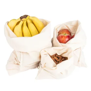 Cotton Bags with Drawstring (3 pack) Figurines,Decorative Ornaments