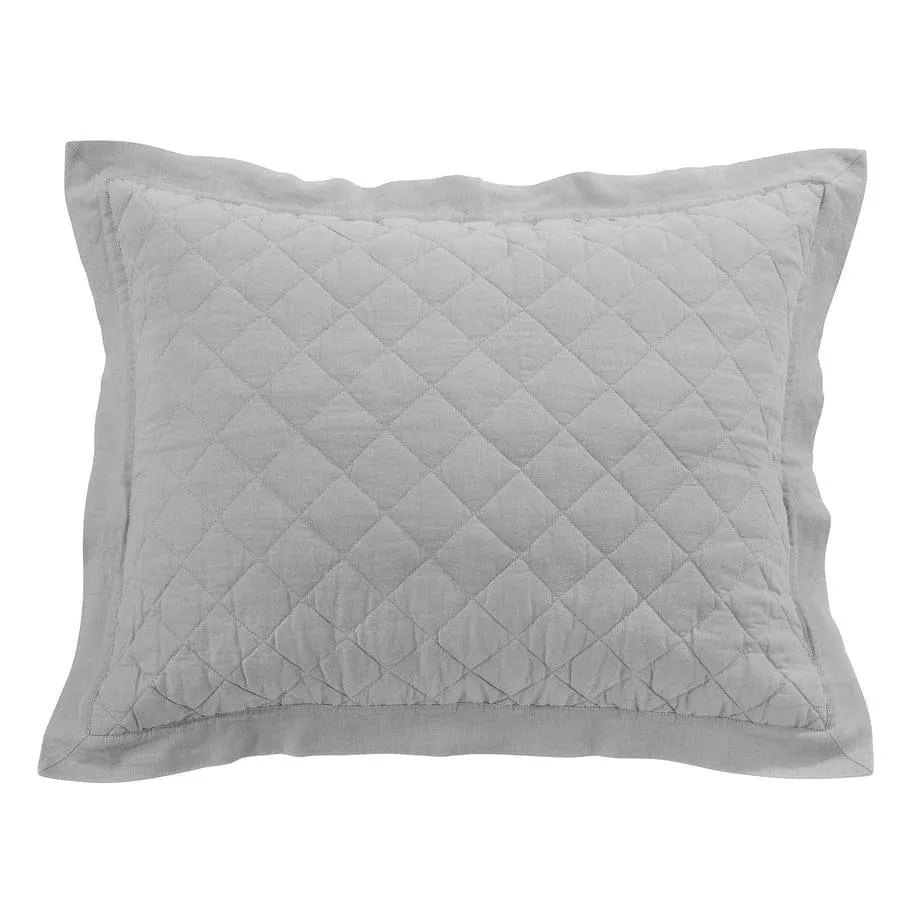 Cotton Quilted Standard Pillow Shams - 6 Colors exotic cowhide rug, leather rug