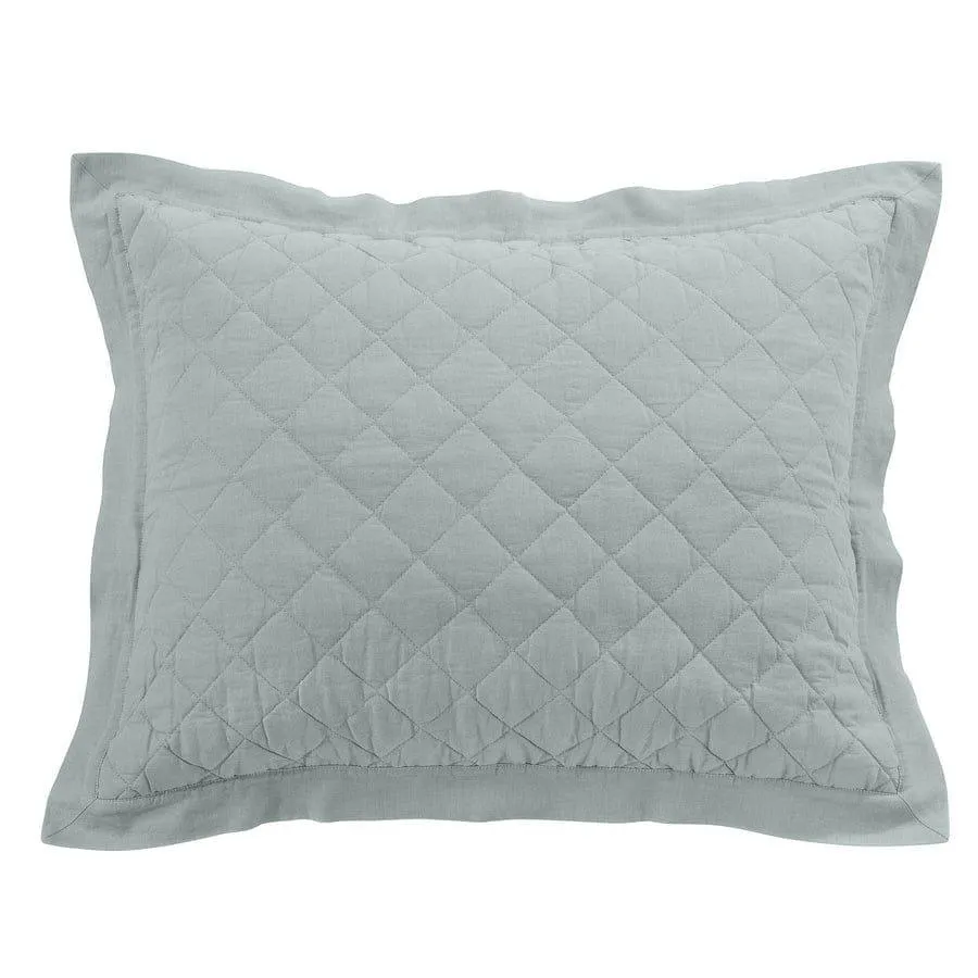 Cotton Quilted Standard Pillow Shams - 6 Colors