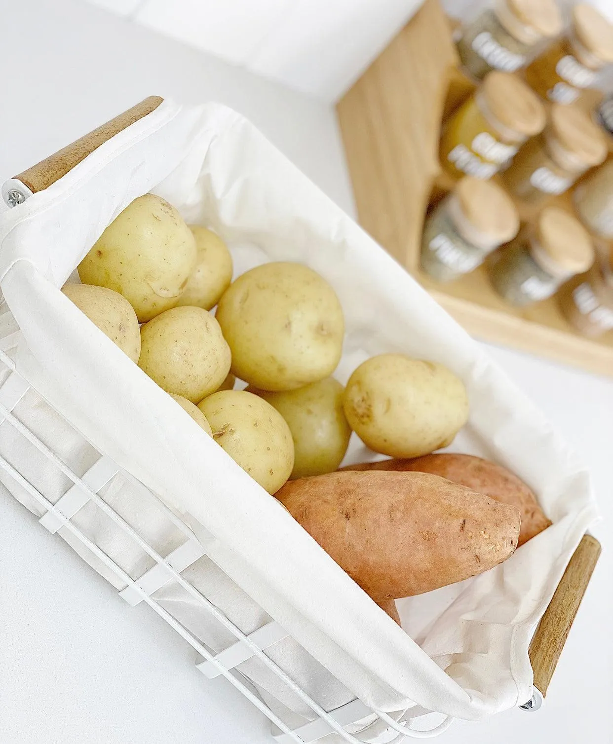 Cotton Storage Liner (Rectangle Basket)