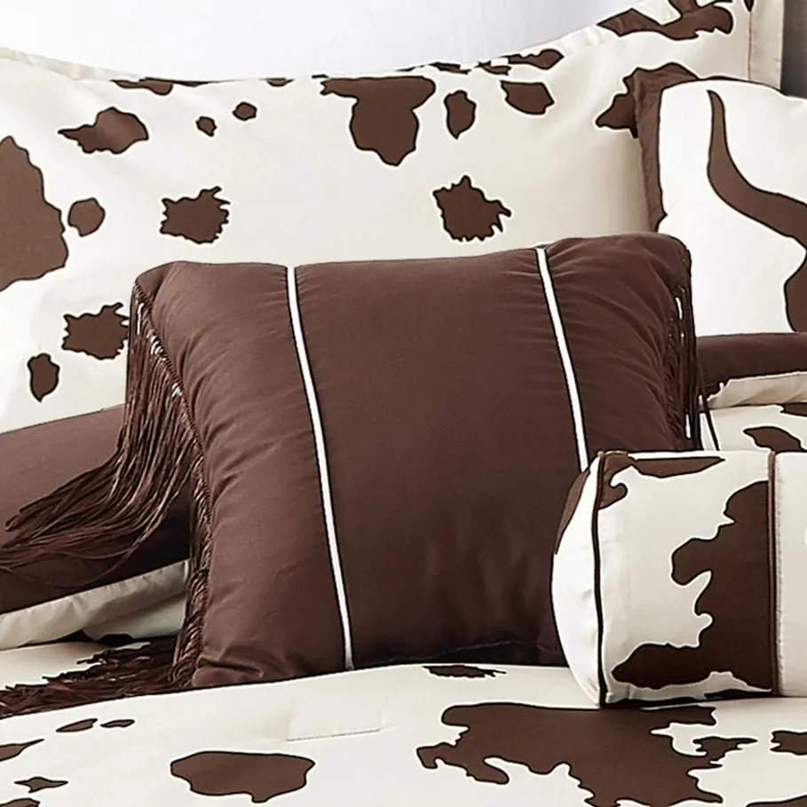 Cowhide Print Western Comforter Set
