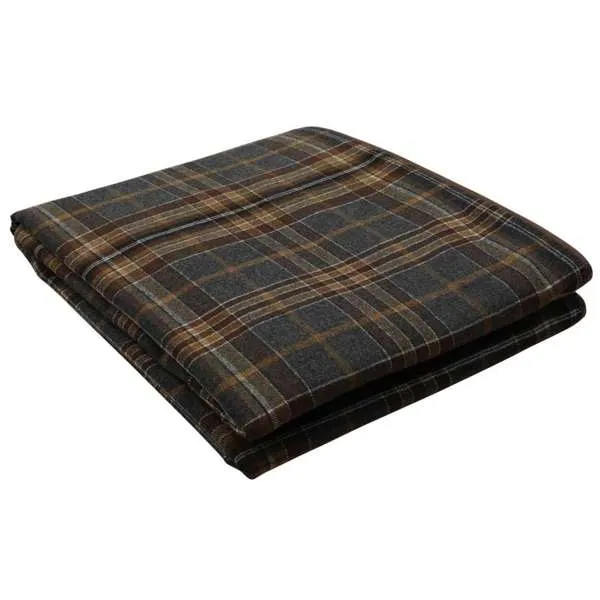 Cozy Oxford Plaid Wool Throw Blanket - Luxury Home Decor