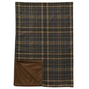 Cozy Oxford Plaid Wool Throw Blanket - Luxury Home Decor bookcase, standing shelf