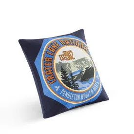 Crater Lake National Park Patch Pillow